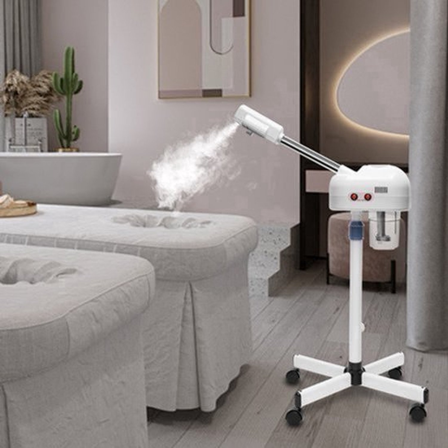 Gezichtsstomer Grote Capaciteit - 800W Vermogen - 750 ml Watertank - PP PVC IJzer - Voor Thuis En Salon