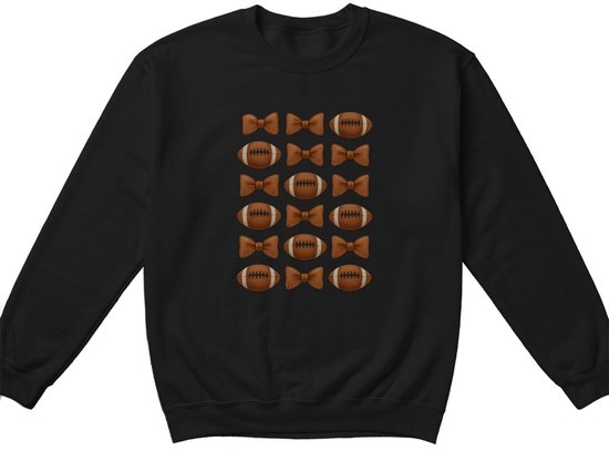 Voetbal Sweater – Sportieve Bogen en Ballen – Casual Outfit – Unisex ...