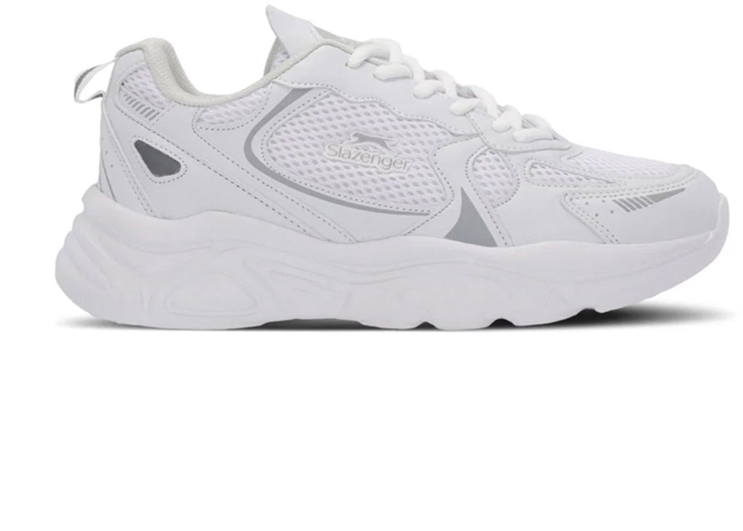 Slazenger Inferno Dames Hardloopschoenen - Wit / Grijs