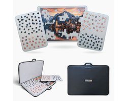 PuzzlePro Puzzelkoffer (Comfort) - 1500 stukjes - 93x63cm - Puzzelmap - Portapuzzle - Puzzeltafel - Puzzelbord - Puzzelm