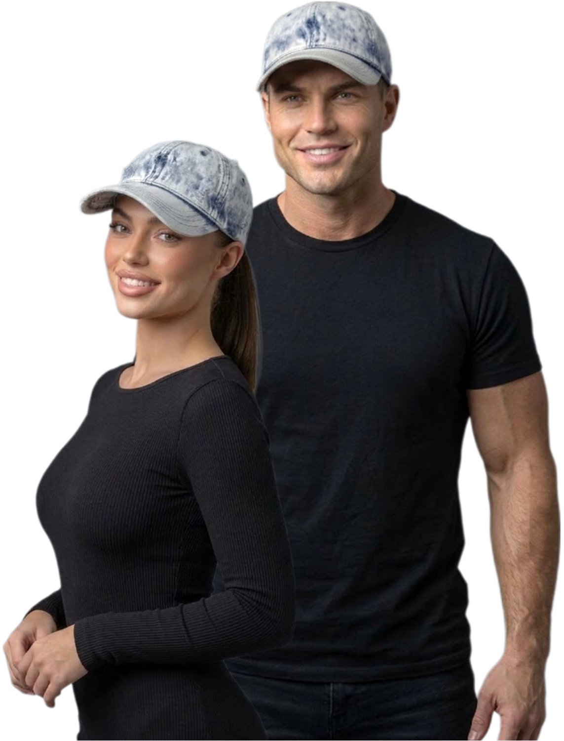 Michelle-Jeans cap-Baseball Cap-Stonewashed-Vintage-100% katoen-Verstelbare schuifsluiting-Unisex-50cm>61cm