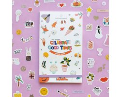 Celebrate good times – stickerboek – voor jouw planner, agenda of bullet journal - 800 stickers - 20 vellen in een bedrukte envelop