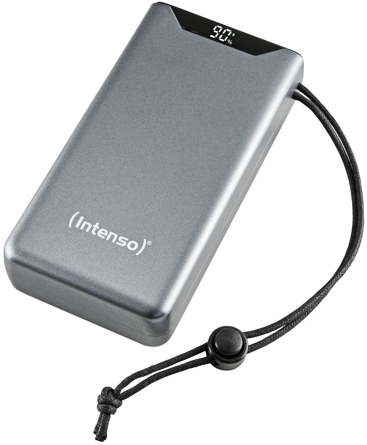 (Intenso) F20000 Powerbank 20.000 mAh Li-Po - display - PD en QC 3.0 - grijs (7332054)