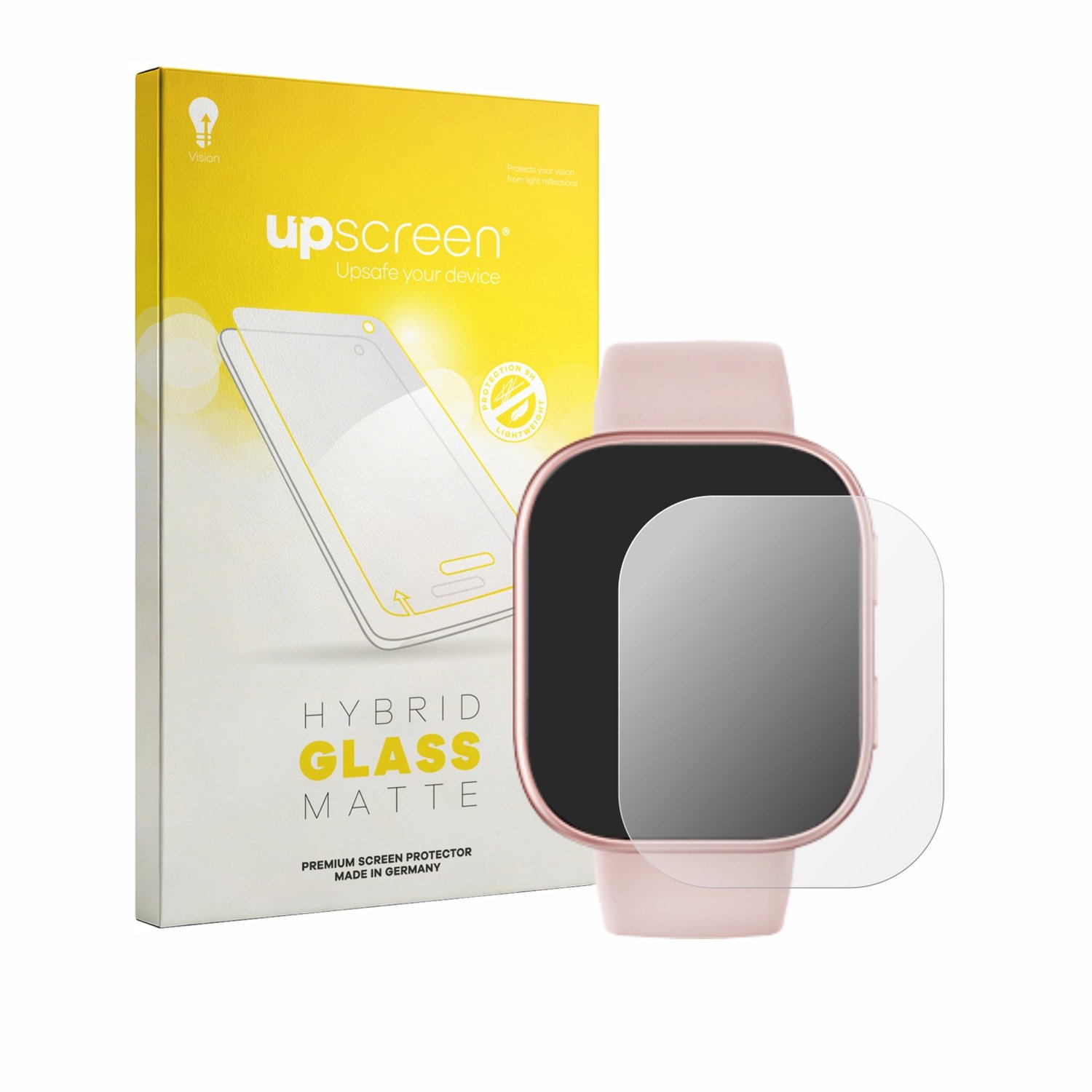 upscreen - Screenprotector voor Hwagol Smartwatch 1.83" - Folie Beschermfolie Beschermglas matte