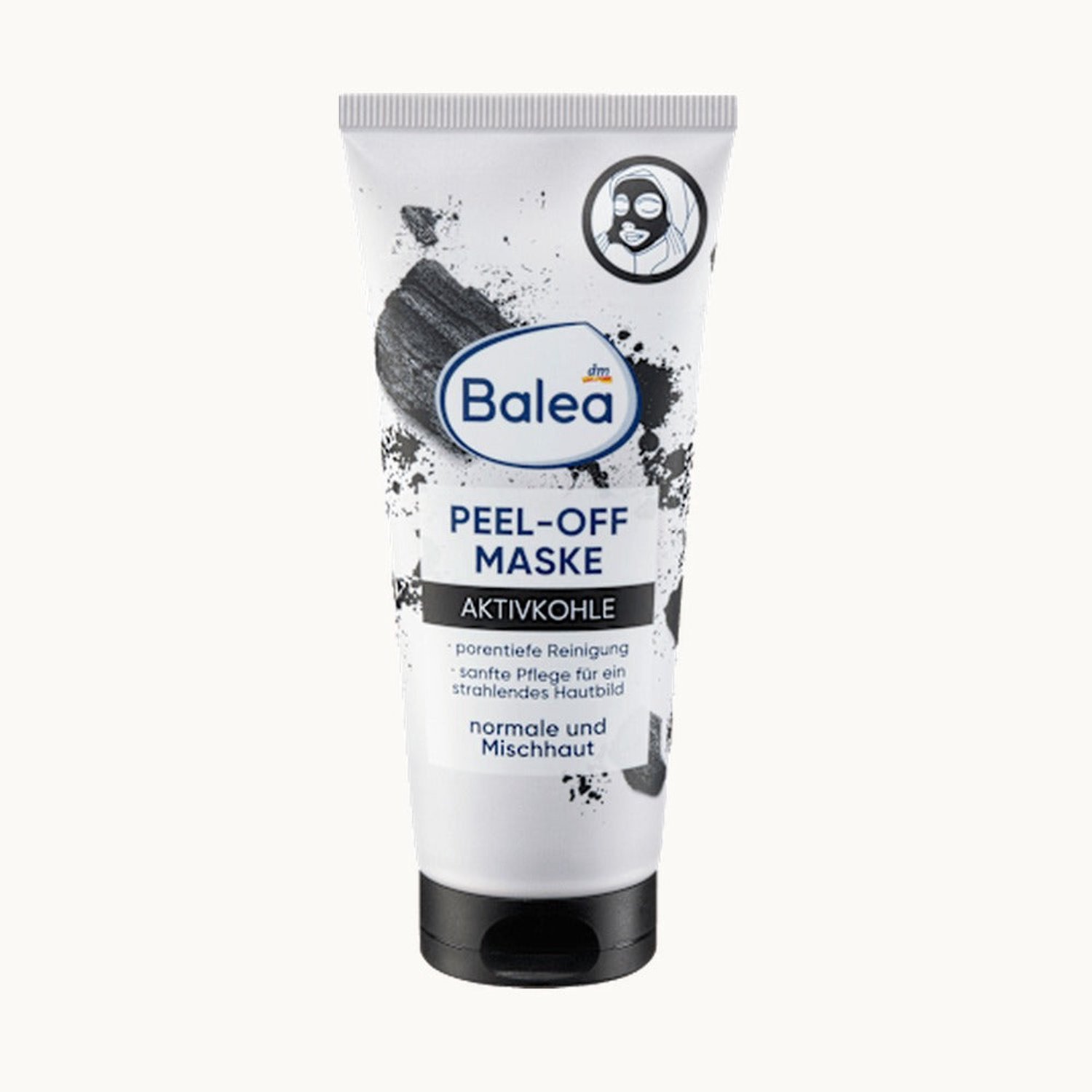 Balea Gezichtsmasker Peel Off Actieve kool