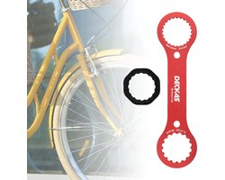 Bottom Bracket Tool Aluminium - Fietsgereedschap Koffer - Fietsgereedschap Set - Lichtgewicht - Comfortabele Grip - Inclusief Adapter