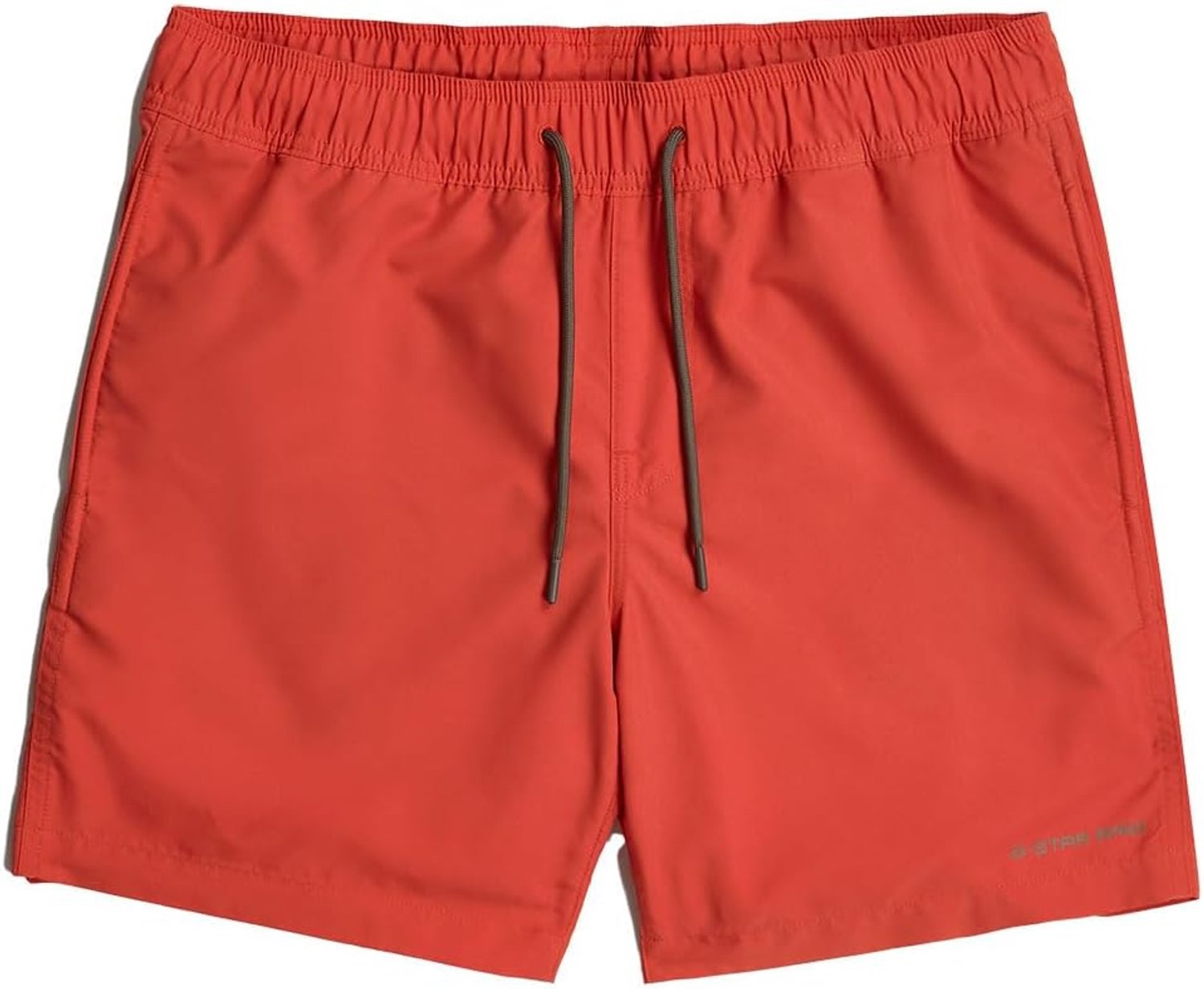 Merkloze Zwemshort Heren Rood