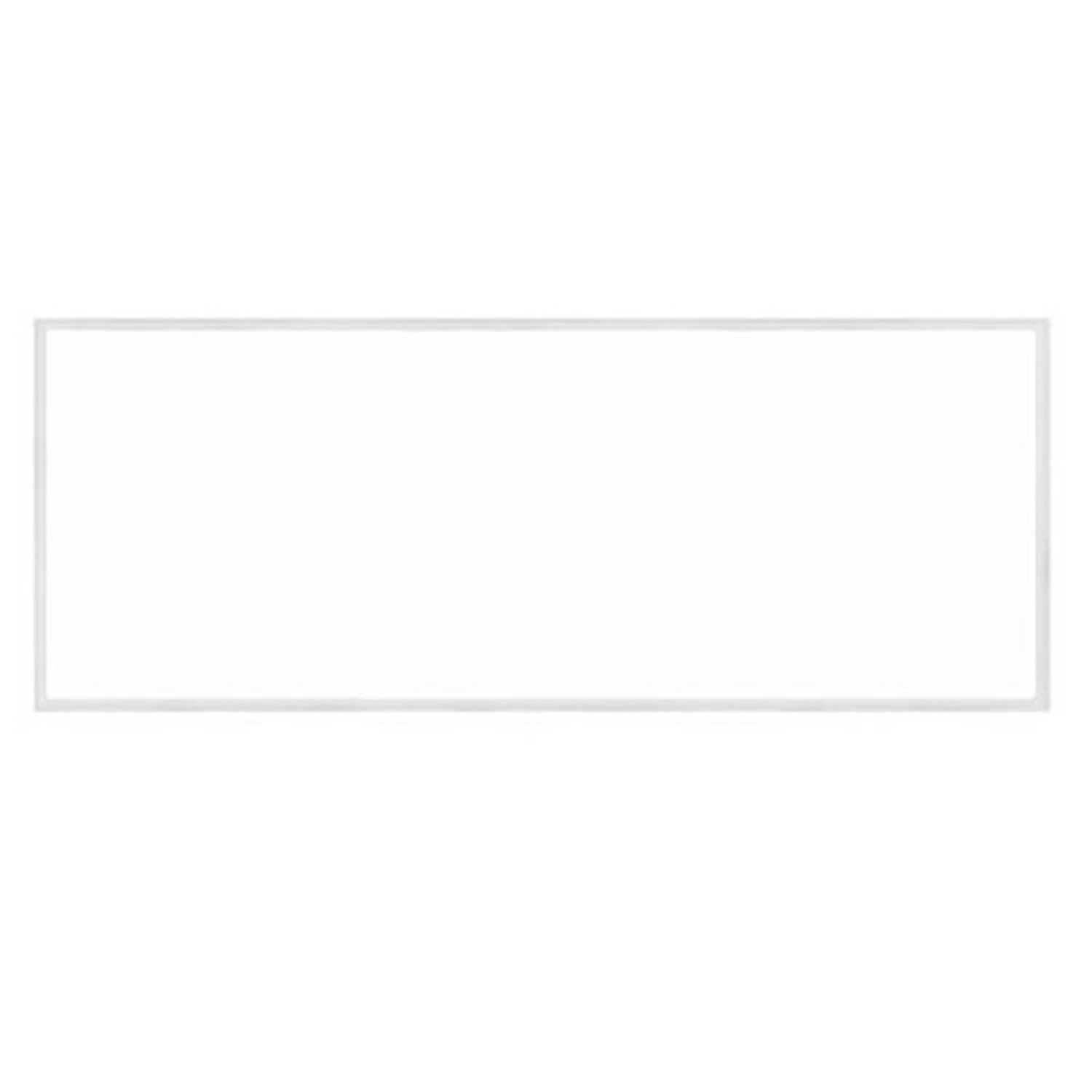 Qualu LED Paneel - 30x120 Helder/Koud Wit 6400K - 36W Inbouw Rechthoek - Mat Wit - Flikkervrij