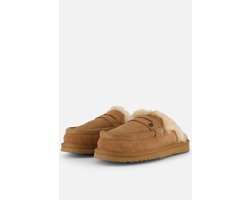 Warmbat Temora Suede tassels Dames Sloffen - Beige