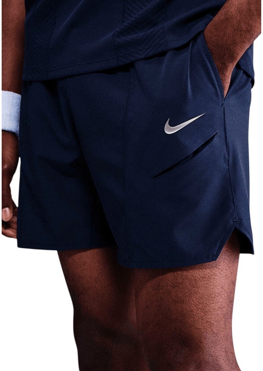 Nike m nkct df slam Short marine Blauw