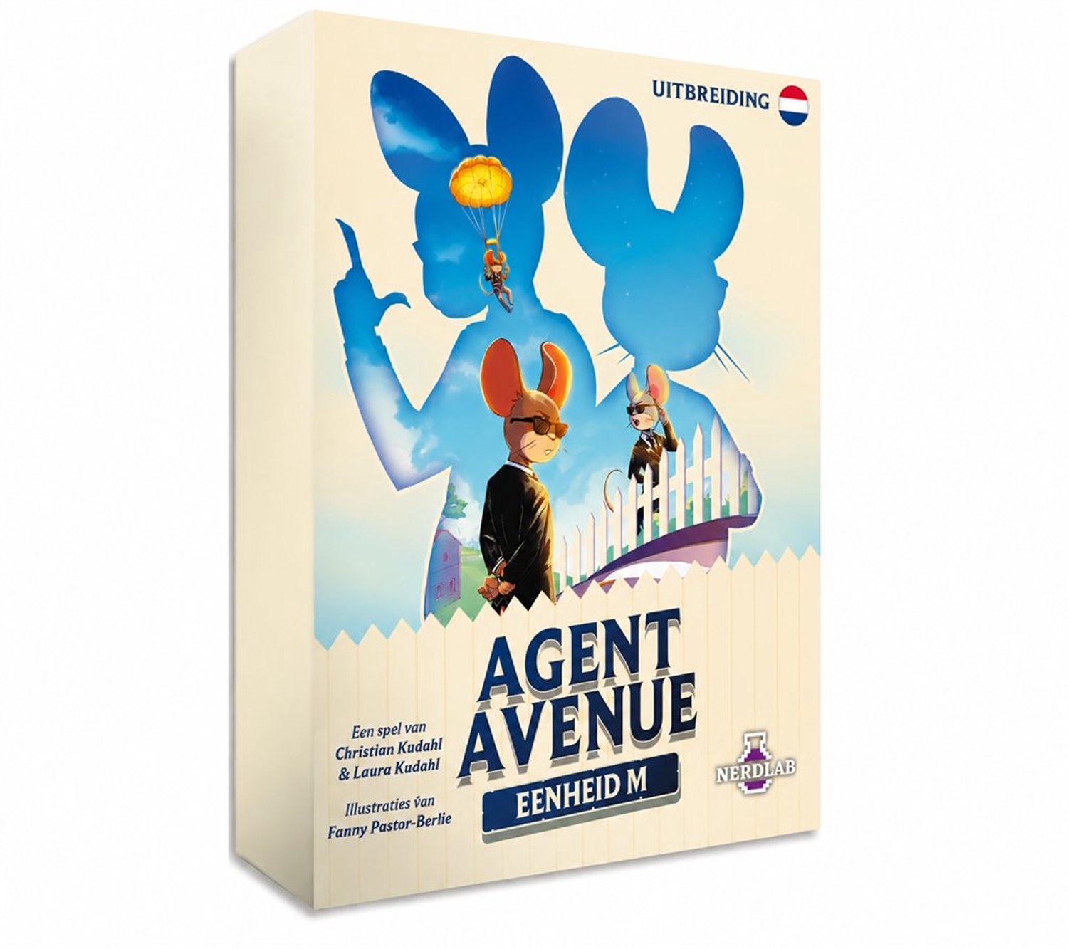 Asmodee Agent Avenue uitbreiding Eenheid M kaartspel kinderen.