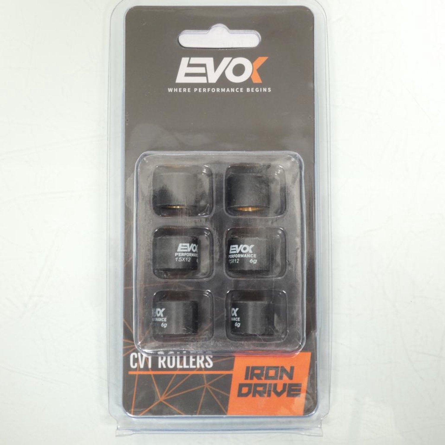 Variateurrol EVOK voor Scooter Rieju 50 RS SPORT 15x12 6Grs / 0/006.050.0075 Nieuw