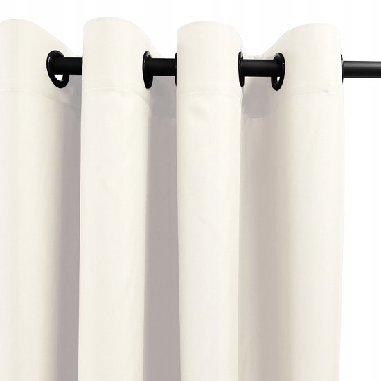 Luxe Gordijn 140x350 cm Ecru - Stijlvolle Raambekleding