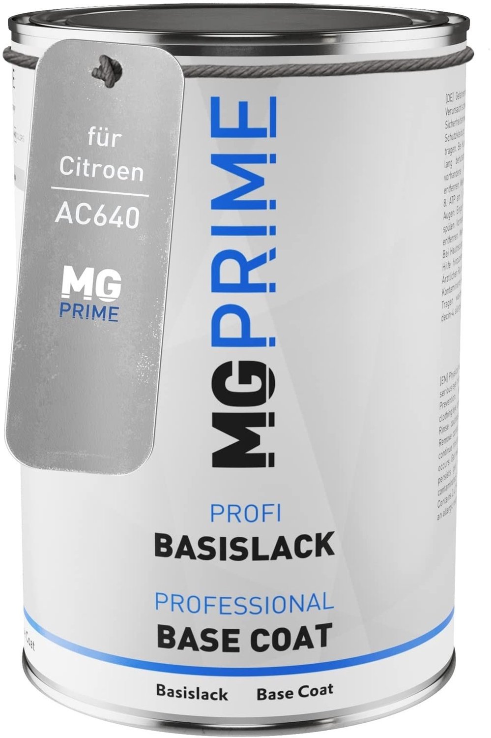 Autolak Blik voor Citroen AC640 Bleu Delta Metallic 1.0L