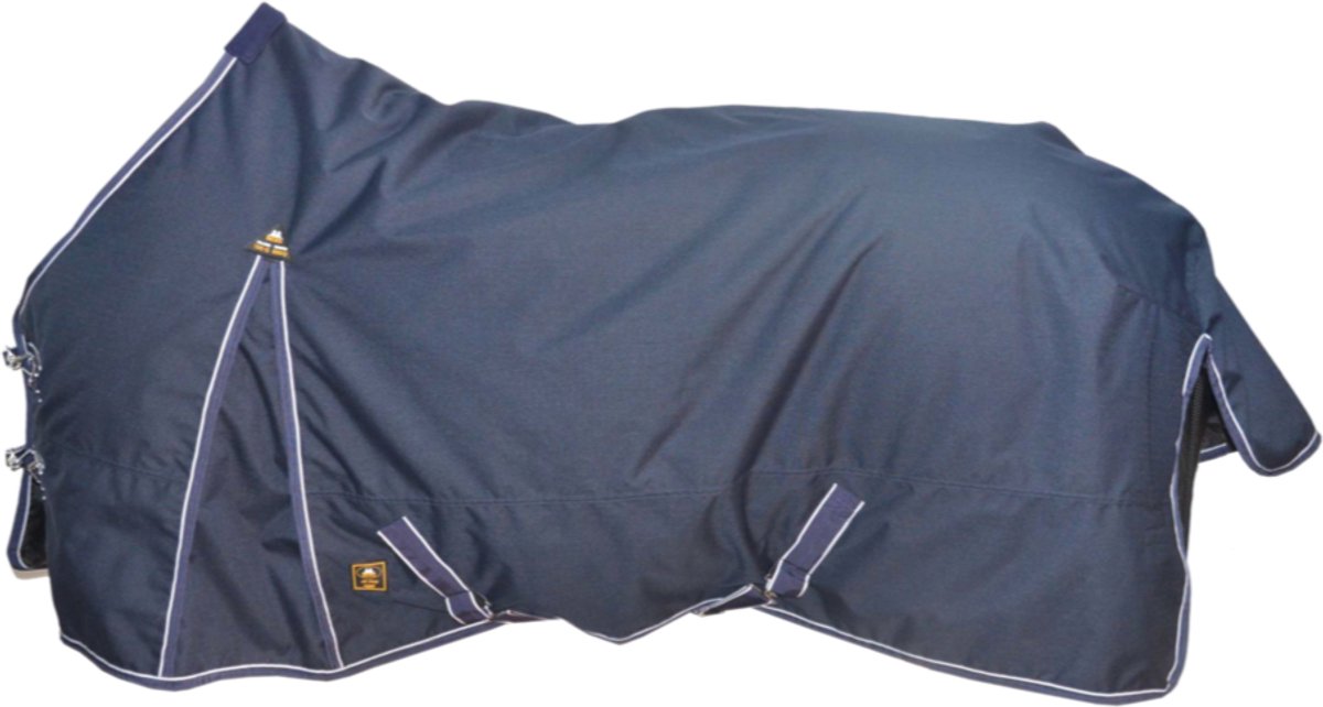 MHS Turnoutdeken Flora 200 Gram Navy 135/165 cm