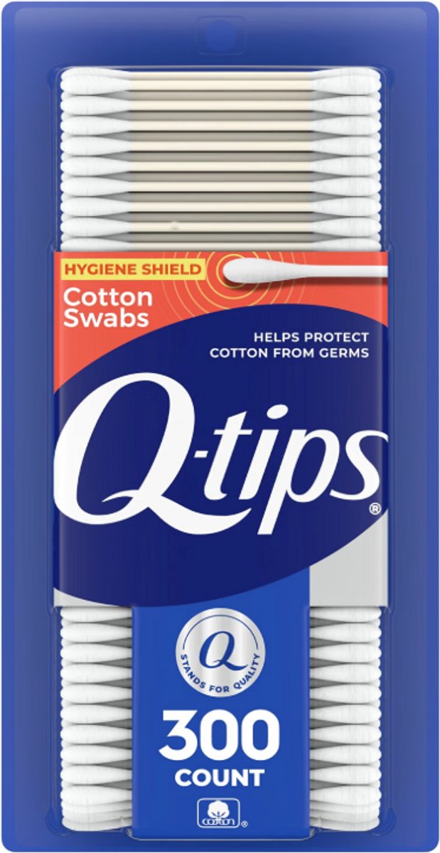 Q-tips Wattenstaafjes Original 100% Katoen – Hygiëne & Beauty – Extra Voordeelpack 300 STUKS