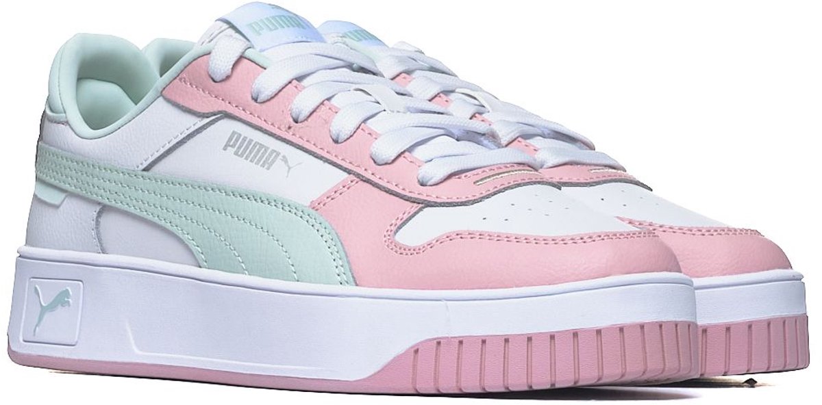 Sneakers Puma Carina Street Jr 37 1/2 Kinderen Wit