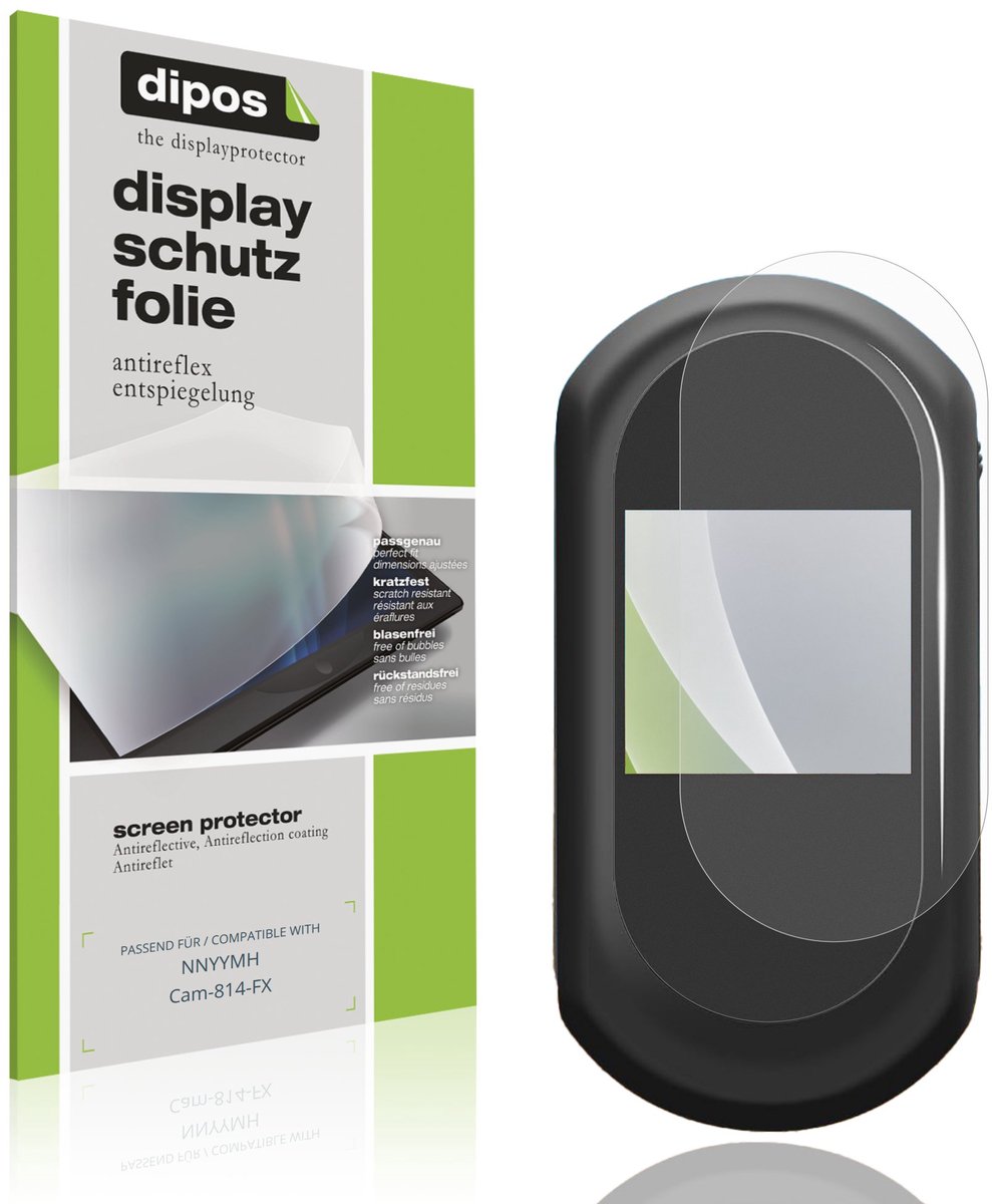 dipos – 4x Matte Beschermfolie geschikt voor NNYYMH Cam-814-FX | Krasbestendige & antireflecterende Screenprotector Ultra-Thin