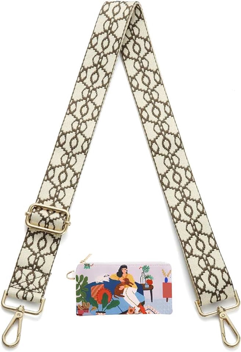 Schouderriem Tas Riem Crossbody Tassen Strap met Clip Handtas Riem Tasschouderriem Vervanging voor Tassen Laptop