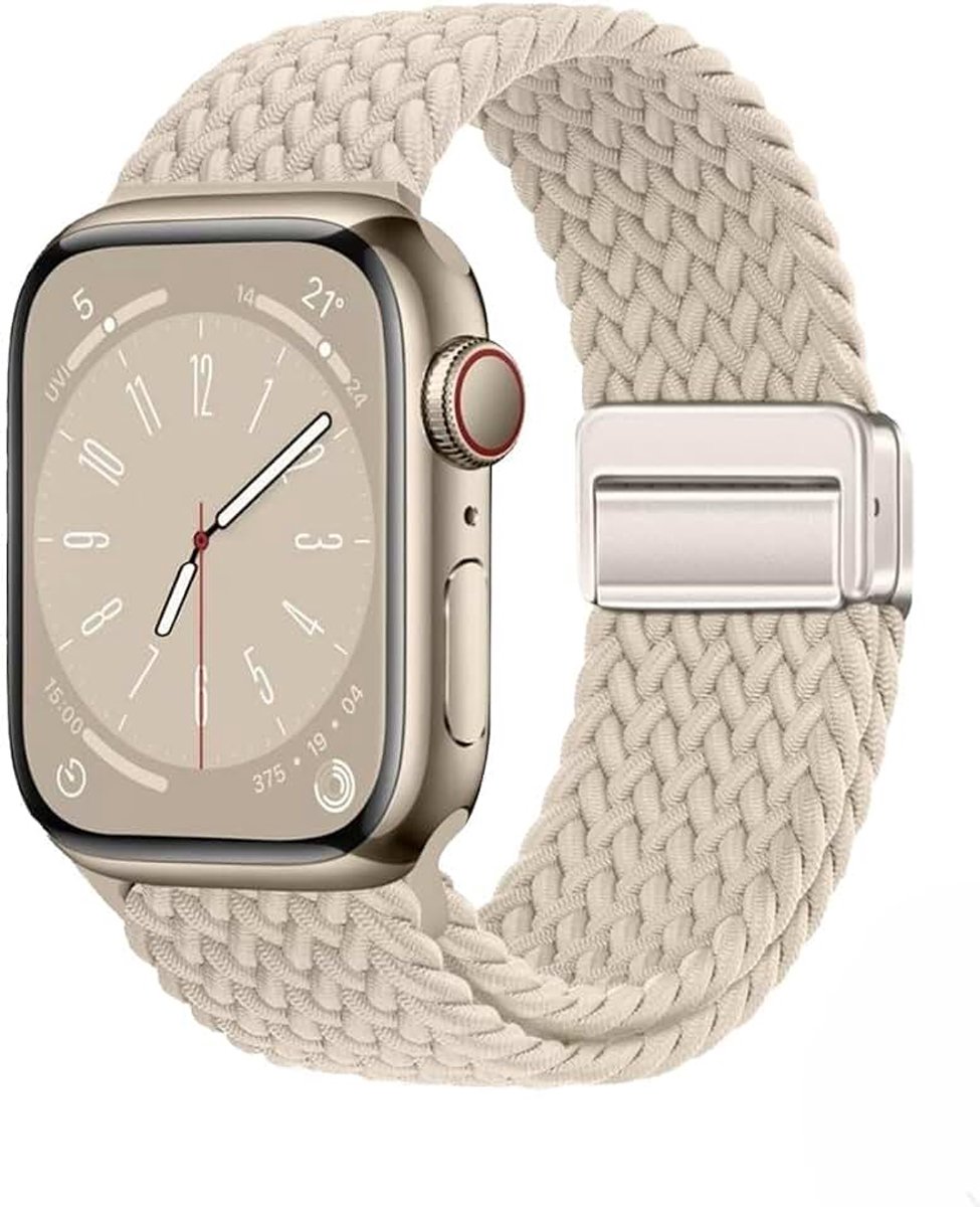 Armband, met Apple Watch-armband, compatibel met Apple Watch 38 - 42 mm, sluiting, sportnylon armband voor iWatch SE-serie, verstelbaar, wasbaar, ademend