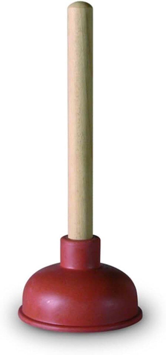 Anzapack 853914s rubberen zuignap met houten handvat
