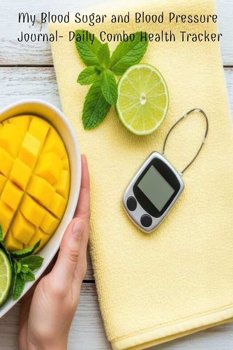 Blood Sugar and Blood Pressure Journal-Daily Combo Health Tracker