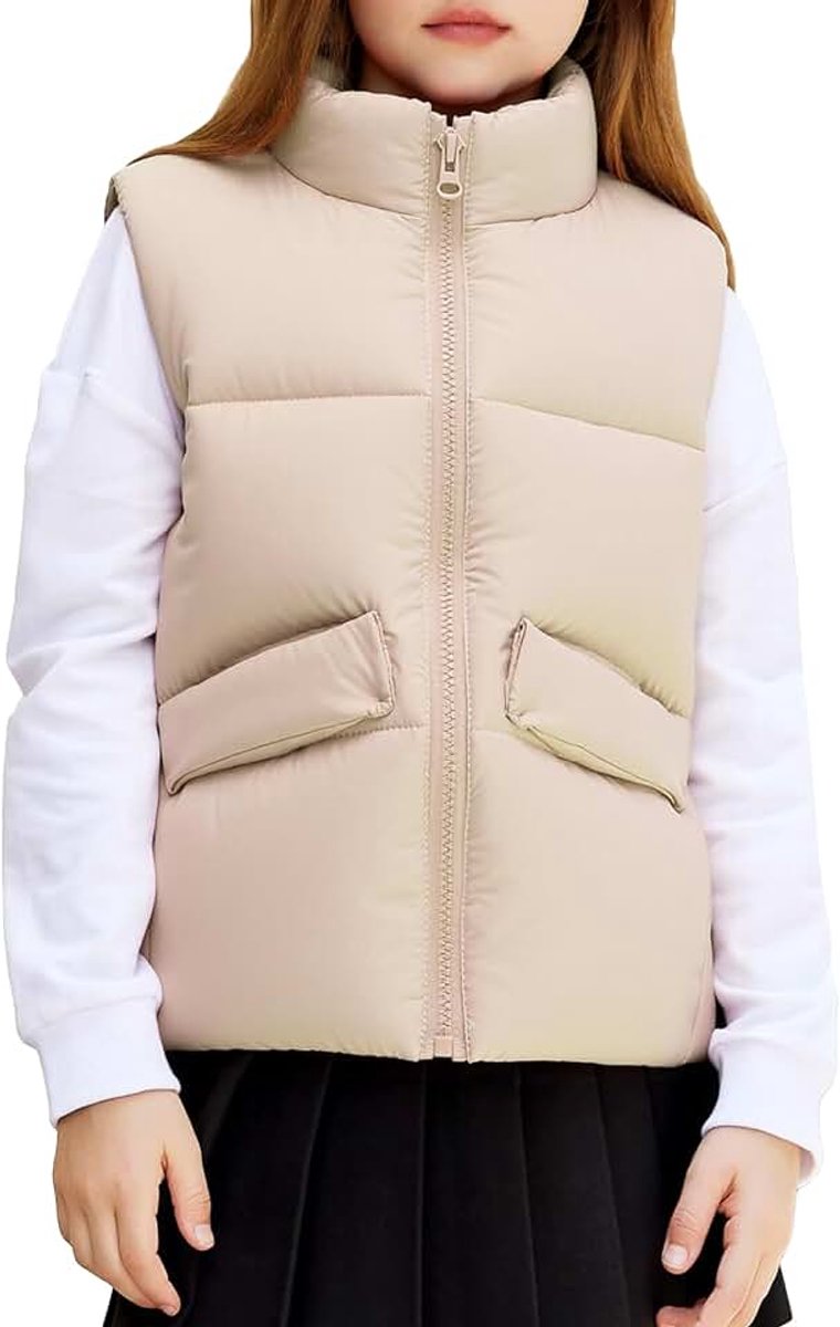Kinderen Winter Gilets Jongens Meisjes Donsvest Warmer Mouwloos Puffer Jas Gewatteerde Vest
