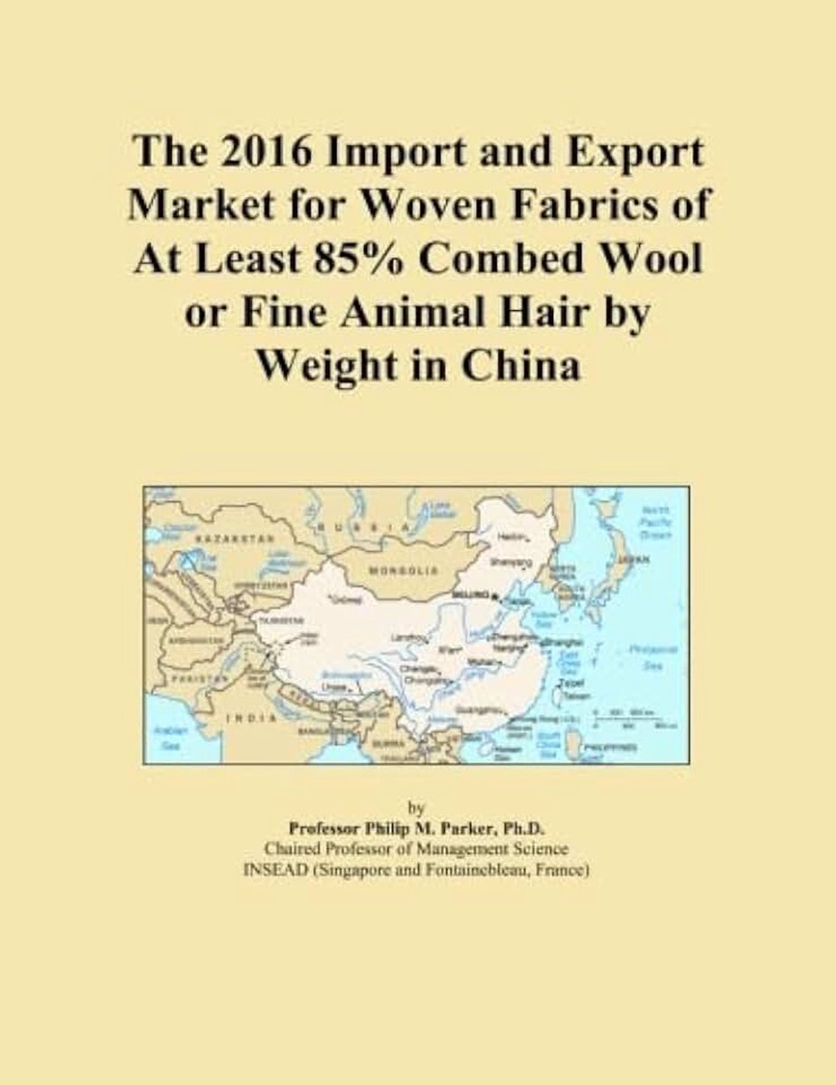 2016 Import and Export Market for Woven Fabrics of At Least 85% Combed Wool or Fine Animal Hair by Weight in China