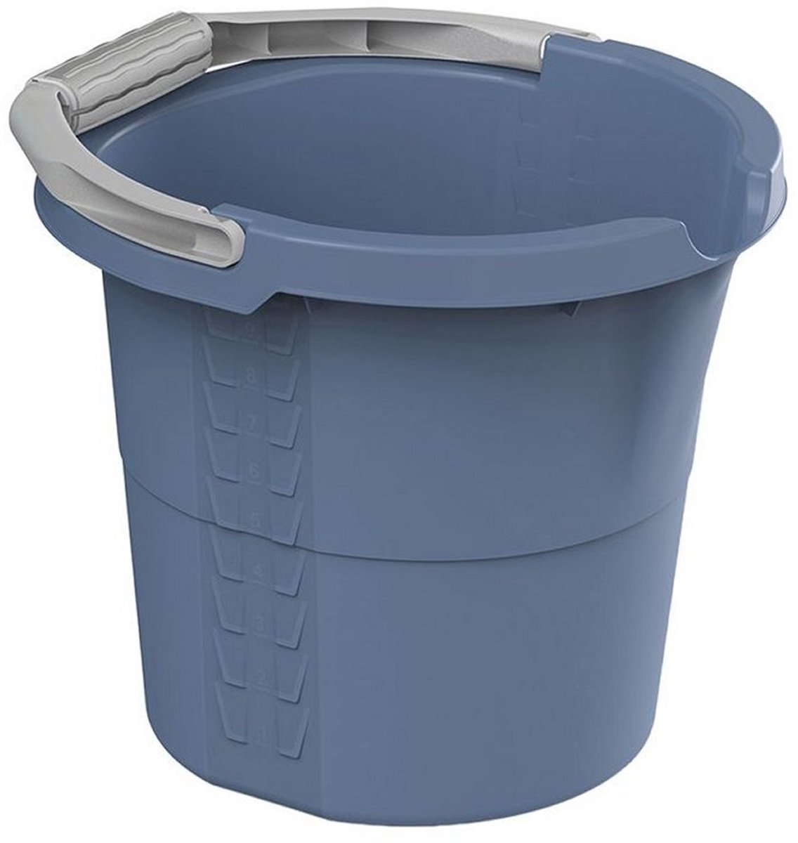 Rotho Daily Emmer met Schaalverdeling 10L Horizon Blauw