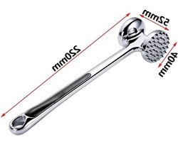 Professionele handmatige vleeshamer - roestvrij staal - heavy duty