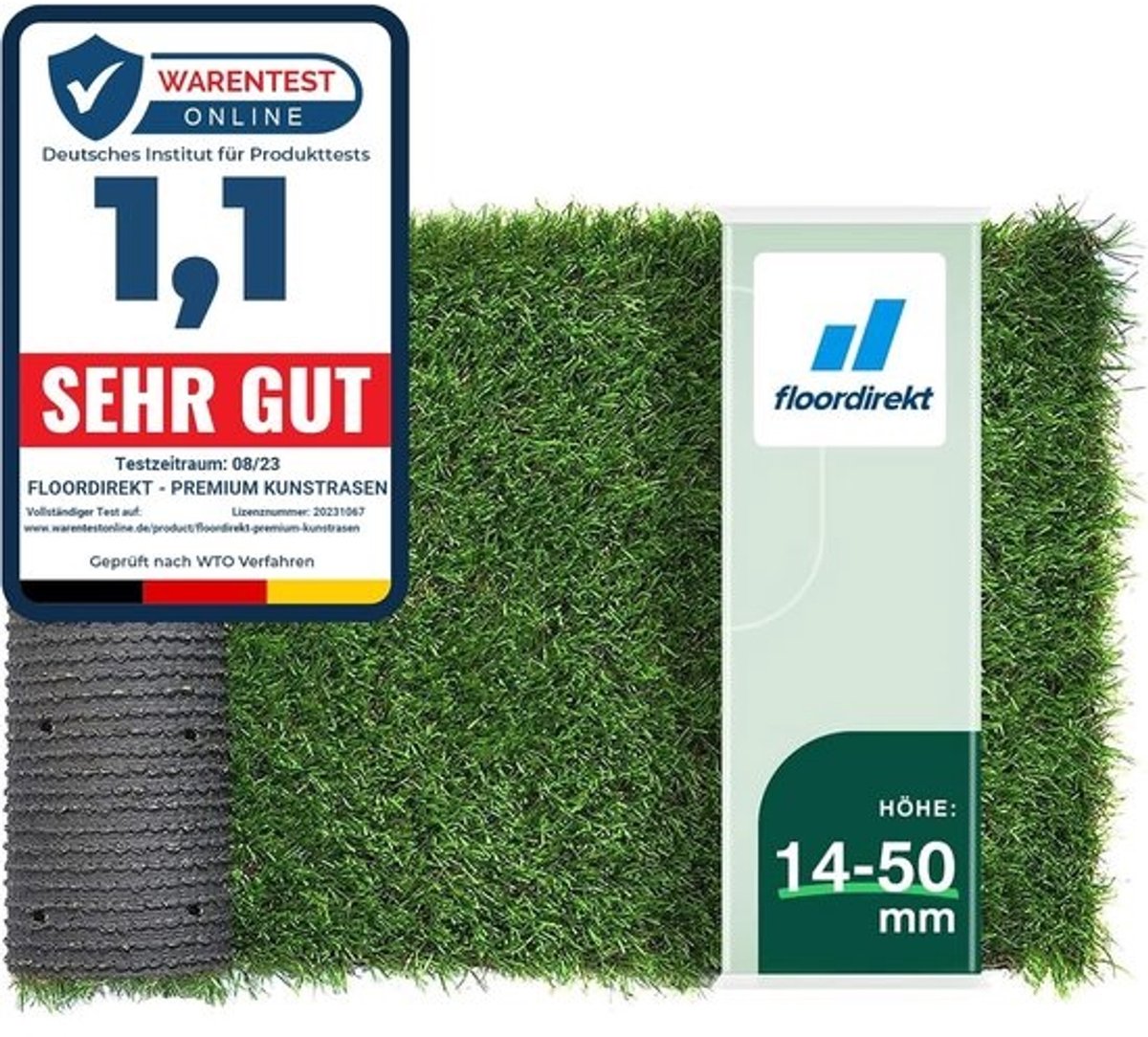 Kunstgras Rol voor Tuin, Balkon en Terras - Diverse Maten en Dikte Opties