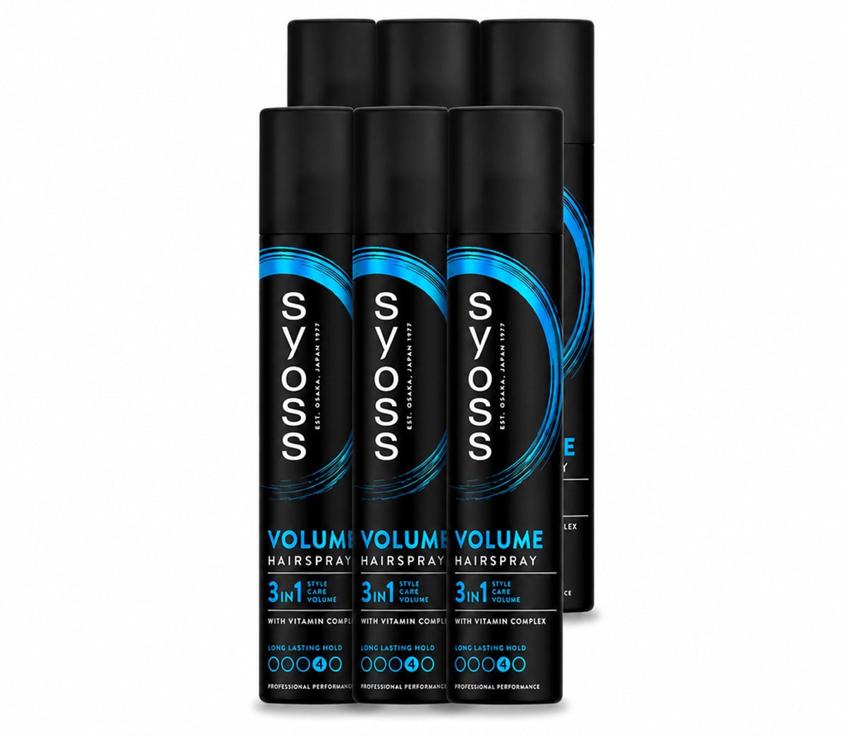 6 x Syoss - Volume - Haarspray - Lift & Volume - 300 ml - Voordeelverpakking - 6 stuks