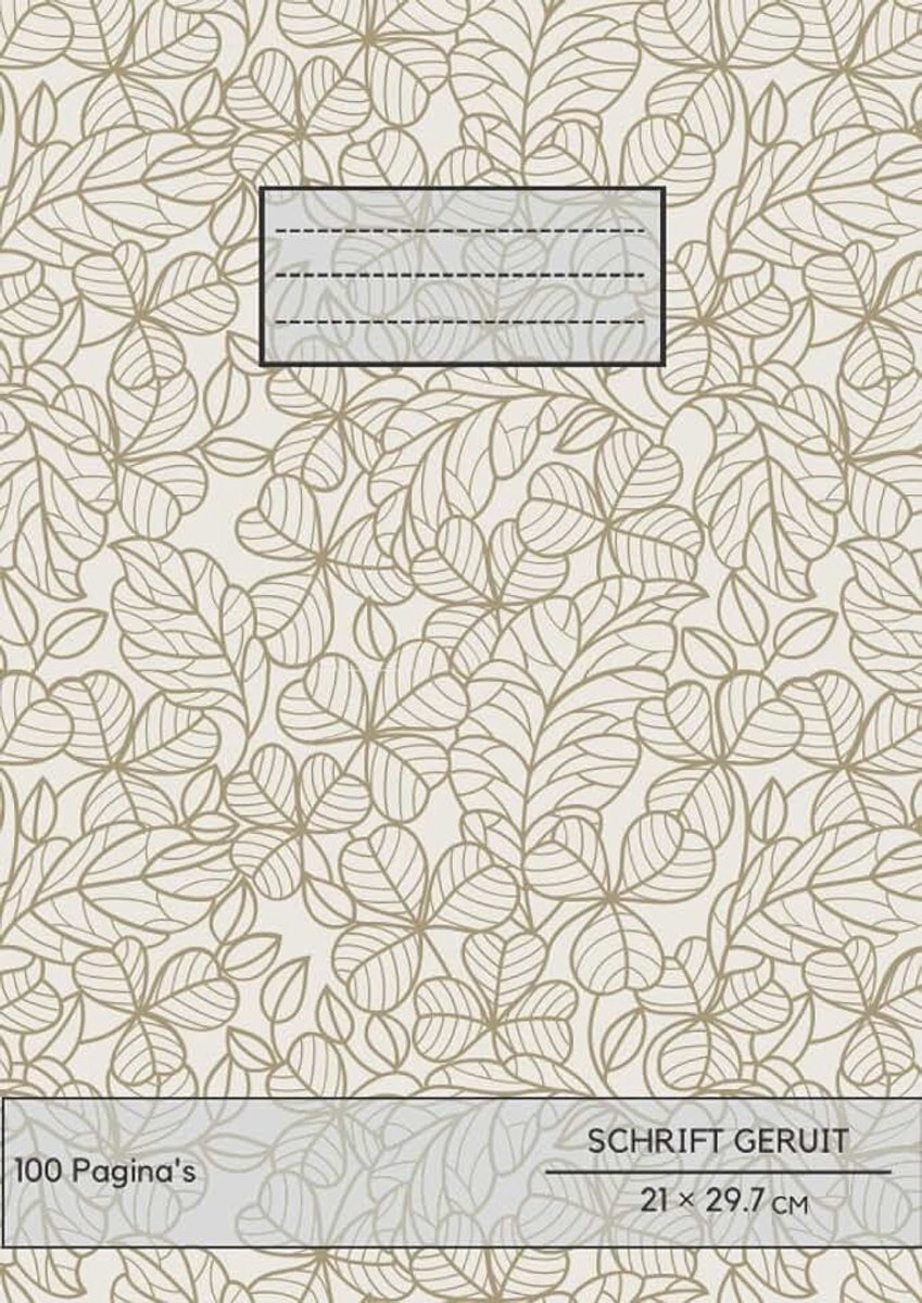 Ruitjespapier Schrift , 100 Pagina's , voor School , Universiteit, Werk, Kantoor of uw Projecten, Ontwerpen en Hobby's