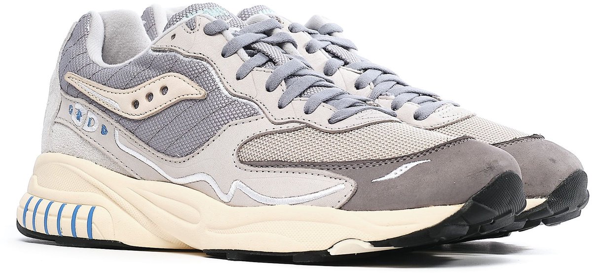 Sneakers Saucony Grid Hurricane Premium Heren Grijs