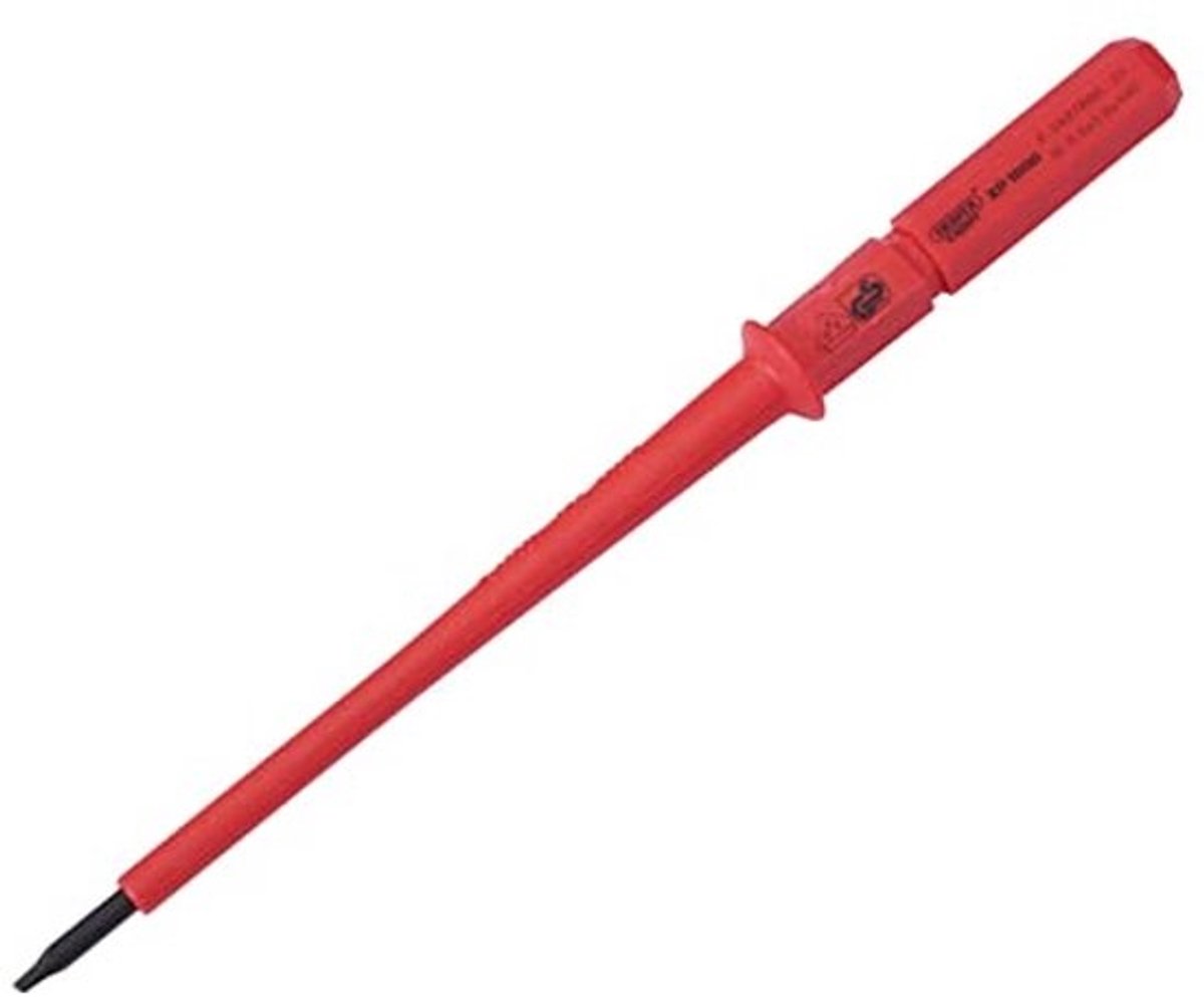 Verwisselbaar VDE Sleuf Schroevendraaier Mes - Rood en Geel - 3 x 100 mm
