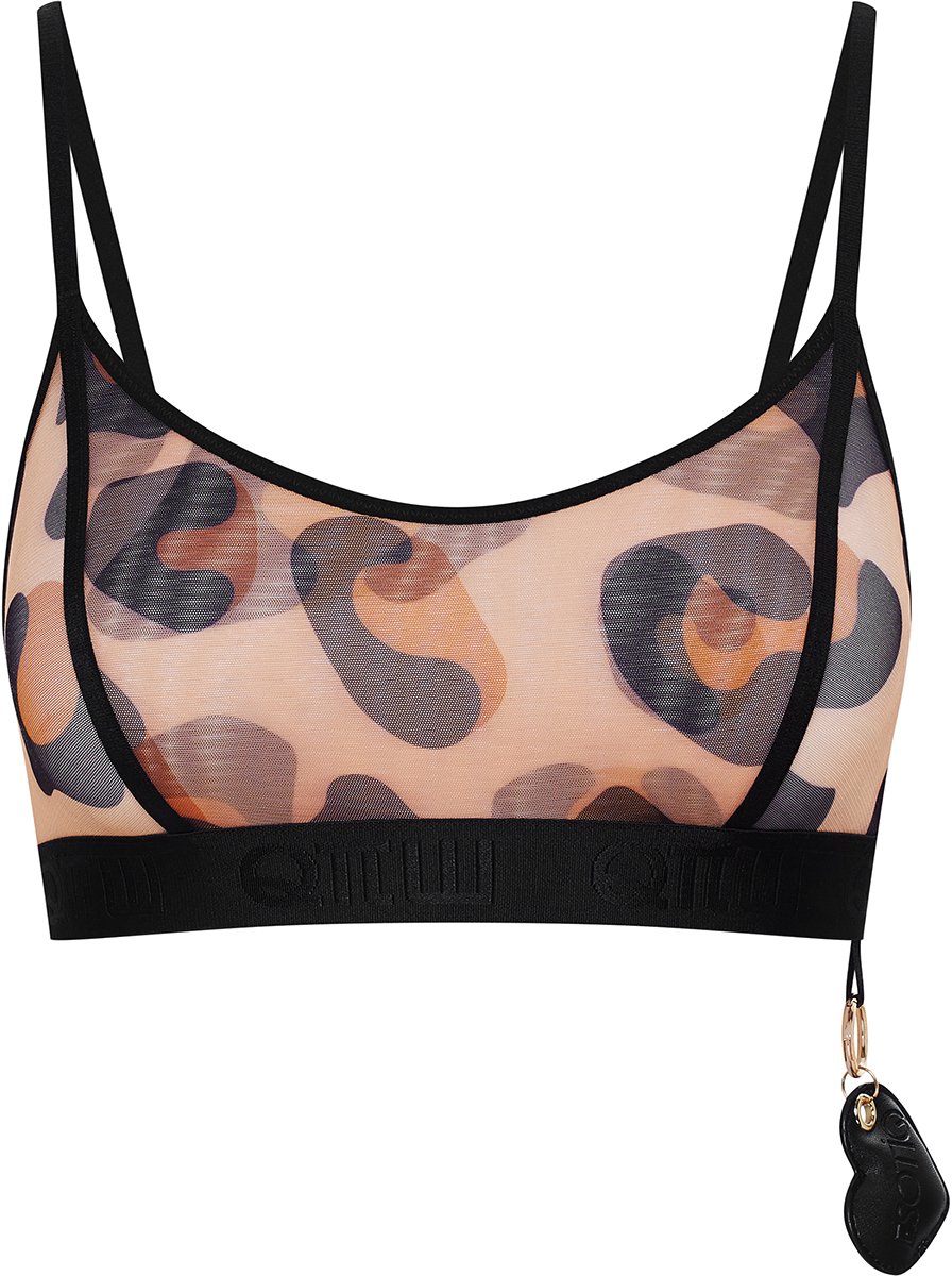 ESOTIQ Wild Robert Kupisz X ESOTIQ - Zachte bralette - Dierenprint - Zonder beugels - Zonder sluiting veelkleurig