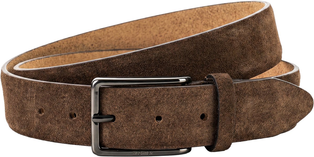 HECHTER leren heren riem - bruin