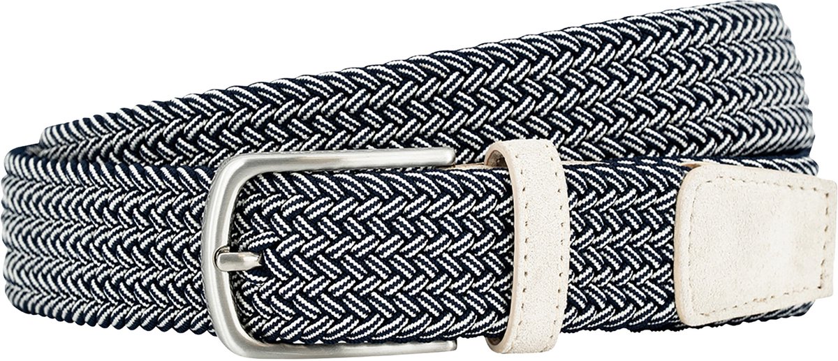 LINDENMANN leren heren riem - marine