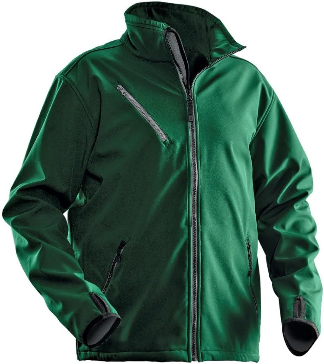 Softshell jas, groen, XL
