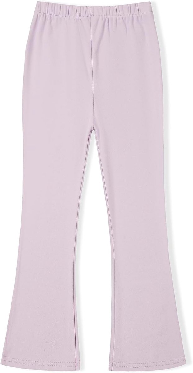Leggings voor babymeisjes, fleece warme pull-on stretchleggings, voetloos, zachte klokband