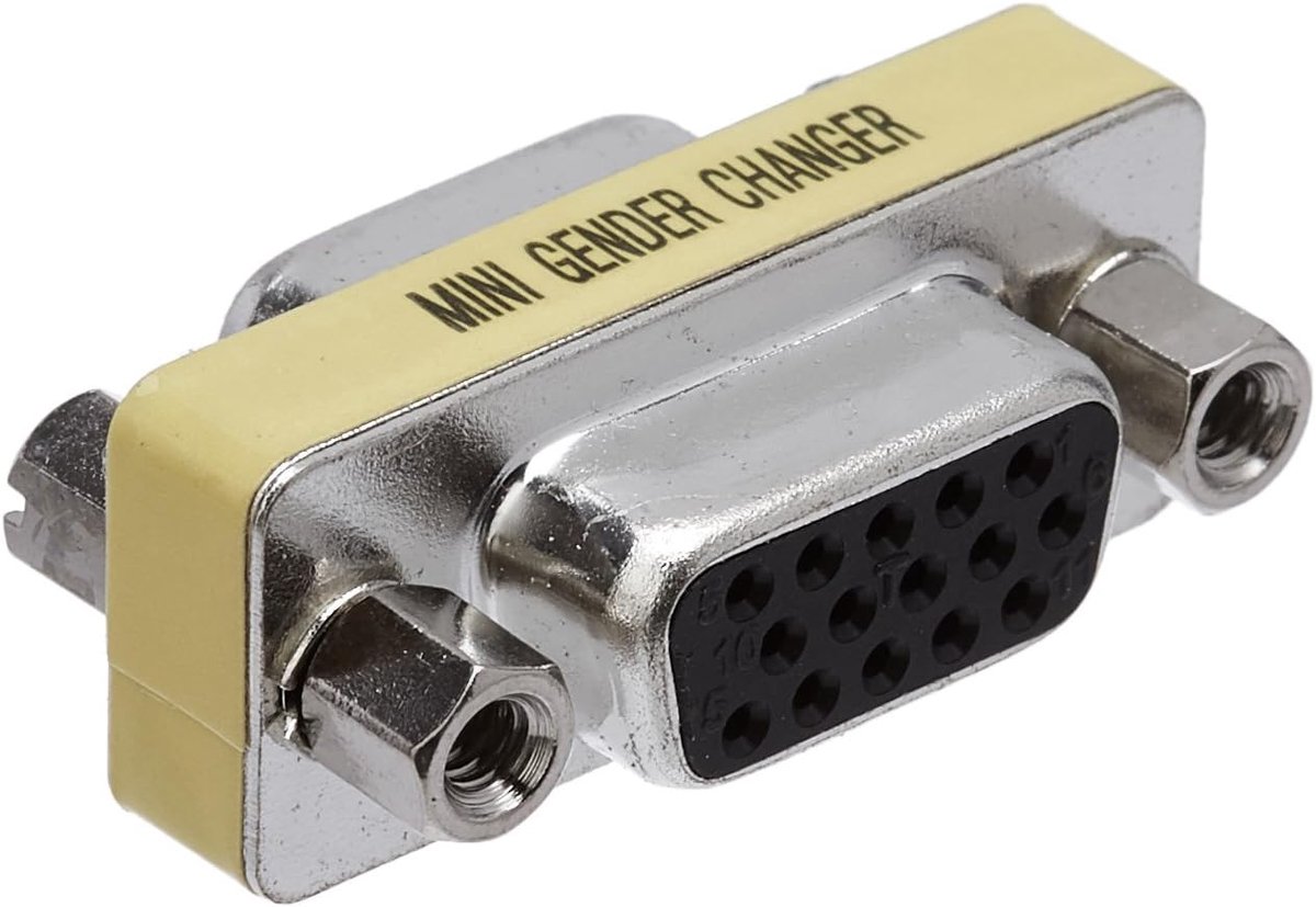 2ck 79743 Gender Changer HD-15 (F), HD-15 (F).