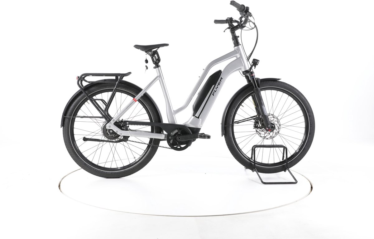 FLYER Upstreet3 7.23 Elektrische citybike Panasonic Accu 750Wh 27,5" zilver Pro