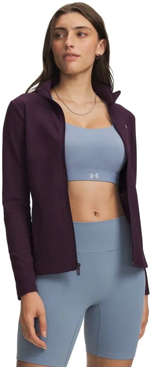 Under Armour Motion Sweatshirt Met Rits Paars XL Vrouw