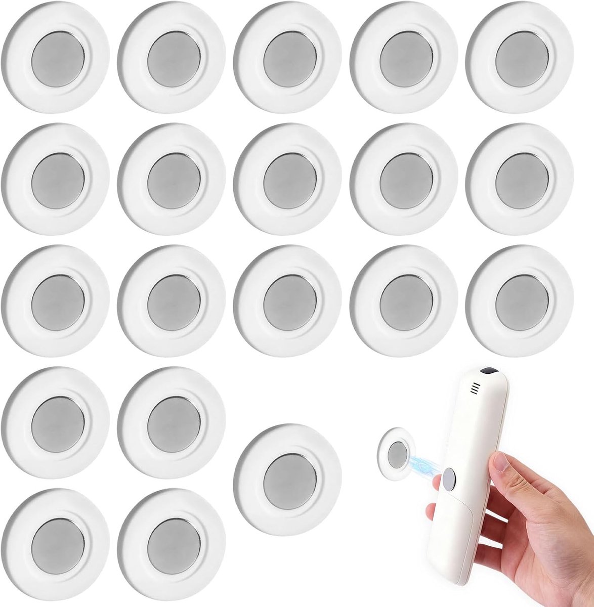20 stuks wandhouder voor afstandsbedieningen, magnetische wandhouder voor afstandsbedieningen