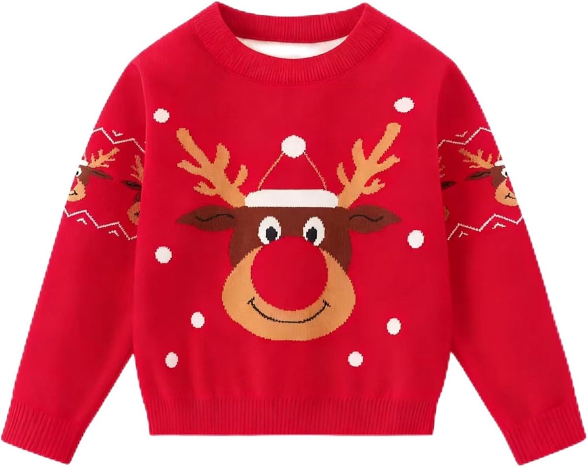 Jongens Kinderkleding Kerstmis Christmas Sweater Kinder Katoen Sweatshirts Jongens en Meisjes Leeftijd 2-6 Jaar