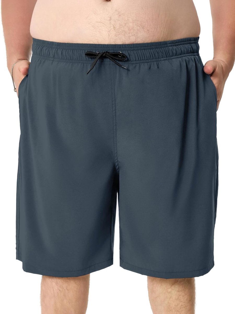 Heren Plus Size Zwembroek Mannen Zwembroek Grote en Lange Sneldrogende Zwembroek XXL-6XL