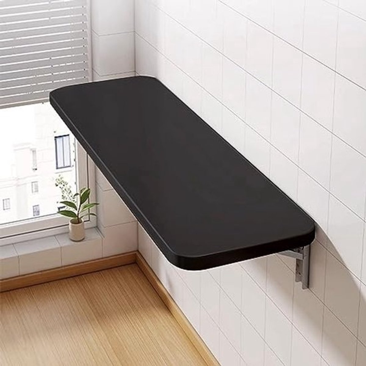 Inklapbare wandtafels voor keukens, opklapbare eettafel van massief hout