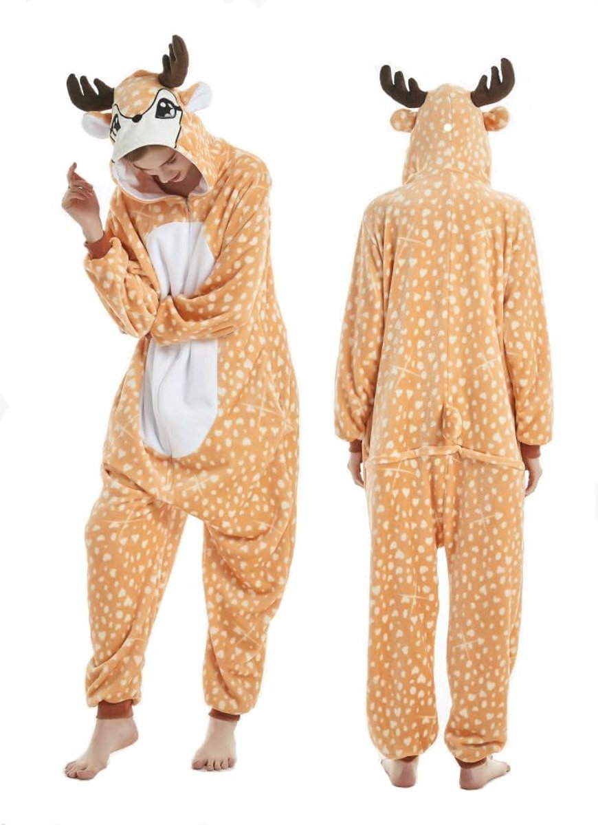 Eendelige pyjama voor volwassenen, damespyjama, cosplay, kerstcadeau idee