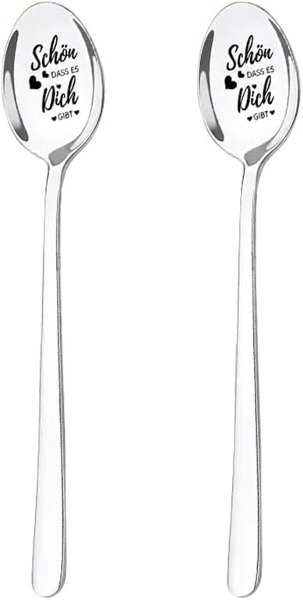 Koffielepels – Cadeaus voor vrouwen, vrienden en grootouders (set van 2)