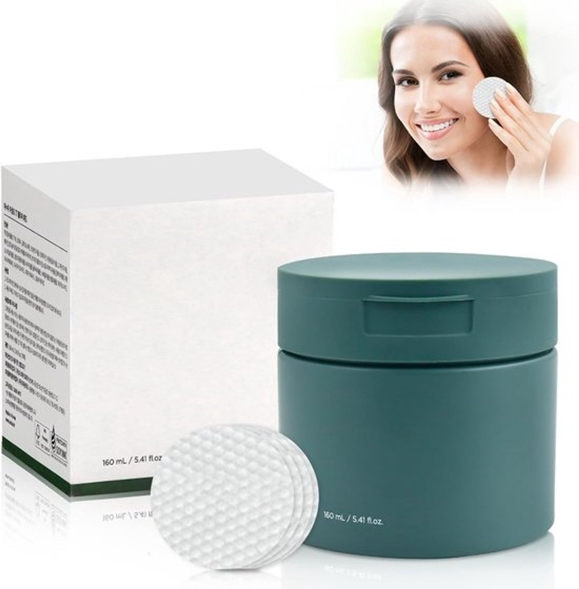 Tonerpad met 70 Vellen voor Poriëncontrole en Dagelijkse Peeling – Koreaanse Skincare